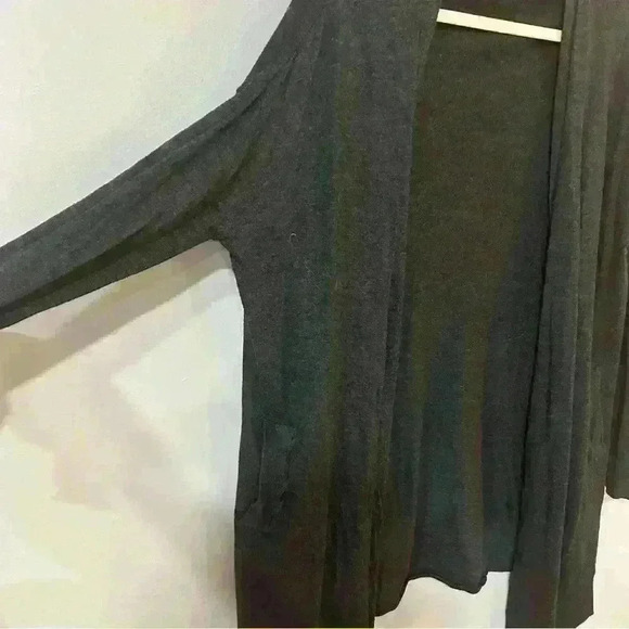Trouvé Dark Heather Grey Open Cardigan Women’s Size Small - Picture 2 of 7